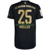 Maillot de Supporter FC Bayern Munich Thomas Muller 25 Extérieur 2021-22 Pour Homme